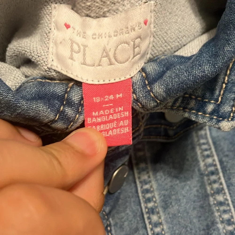 The Children's Place Blue Jean Jacket Classic Style